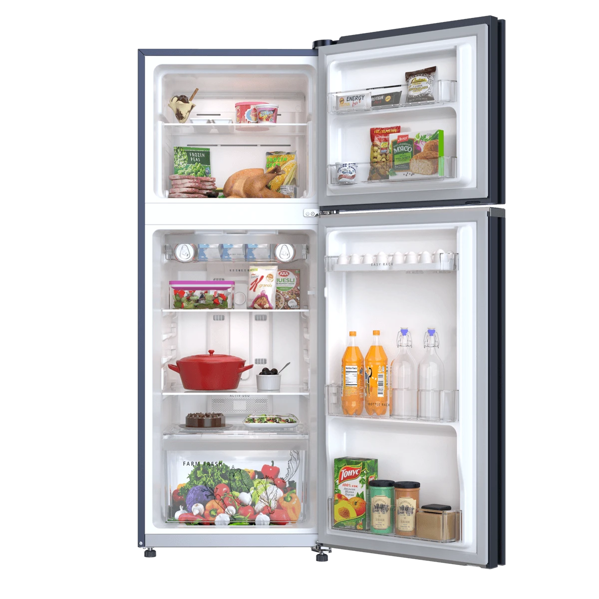 Whirlpool NeoFresh Inverter 257 Glass Door Galaxy