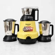 Panasonic MX-GC3550 Mixer Grinder in a  Yellow Color.