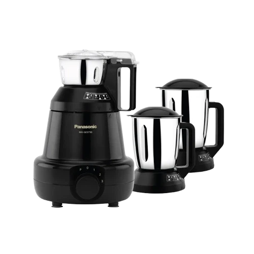 Panasonic MX-GE3750 1200W 3-Jar Mixer Grinder (Black)